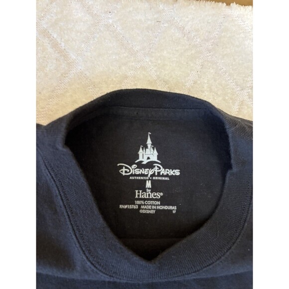 Disney Parks Mickey 2 Sided Colorful Blocks Tee Men’s Size M Hanes - Picture 9 of 11